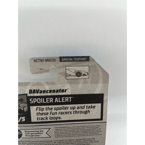 2022 Hot Wheels DAVancenator 2/5 Spoiler Alert 99/250 HCT90 - Picture 4 of 4